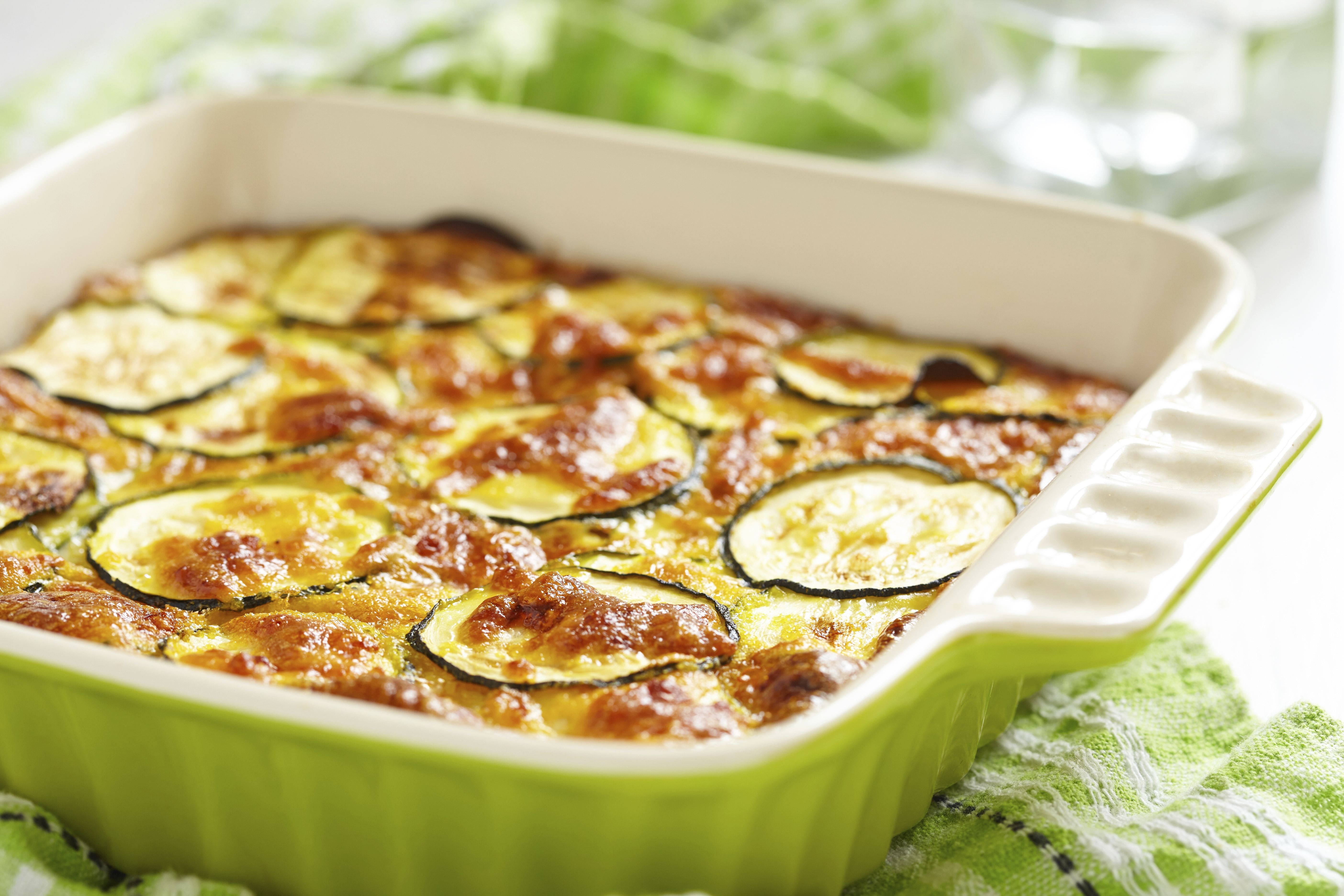 Flan de courgettes et d'aubergines