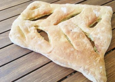 Fougasse aux oignons