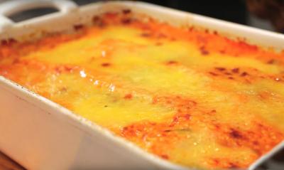 Gratin de potimarron et pomme de terre au lait de coco