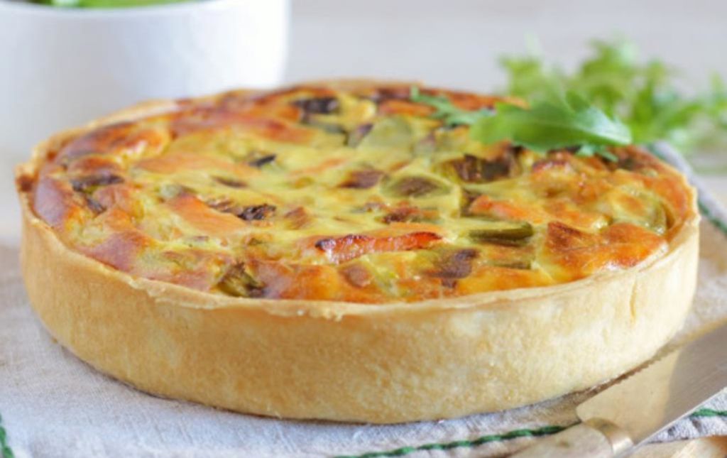 Recette Bio Quiche Au Saumon Et Aux Poireaux